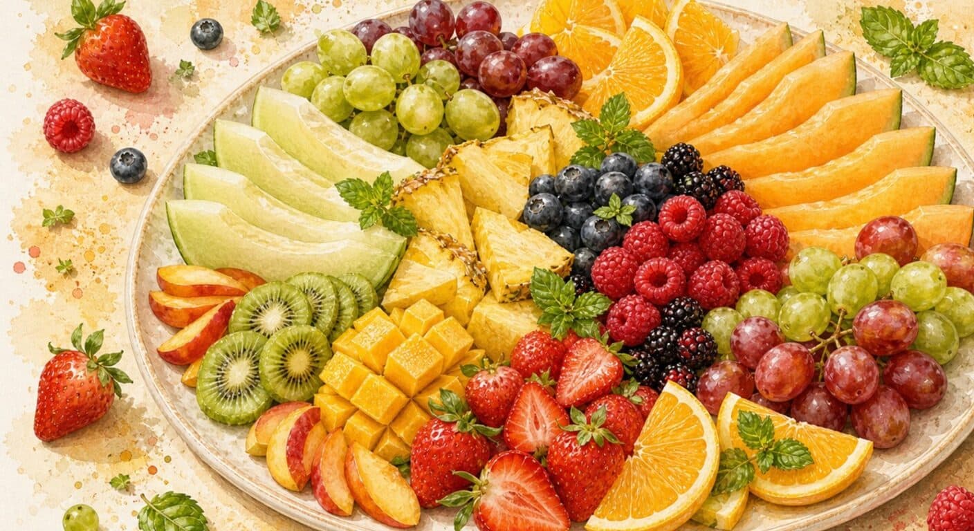 Fresh fruit / seasonal from the Appetizers & Salads menu by Fudík catering 3