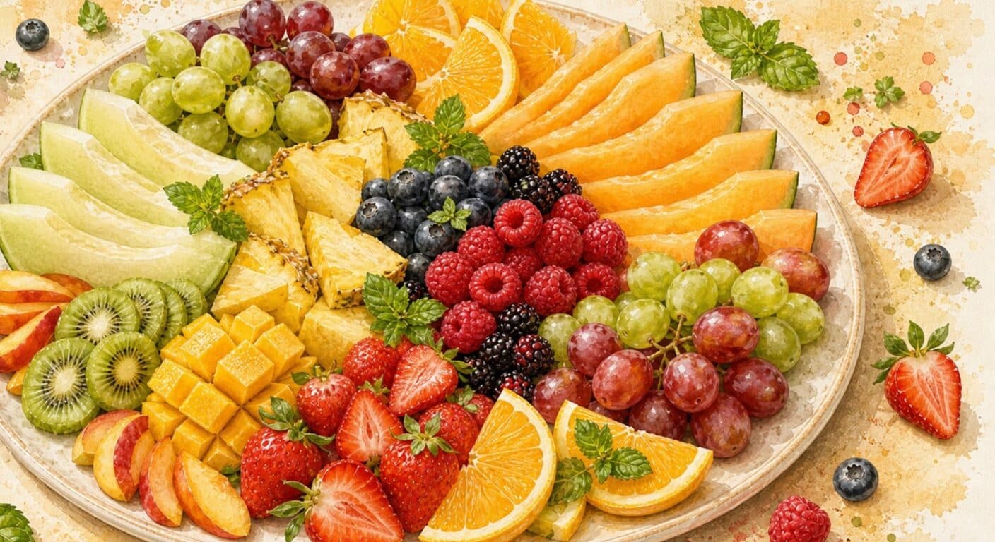Fresh fruit / seasonal from the Appetizers & Salads menu by Fudík catering 4