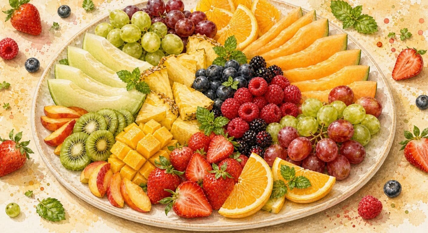Fresh fruit / seasonal from the Appetizers & Salads menu by Fudík catering 5