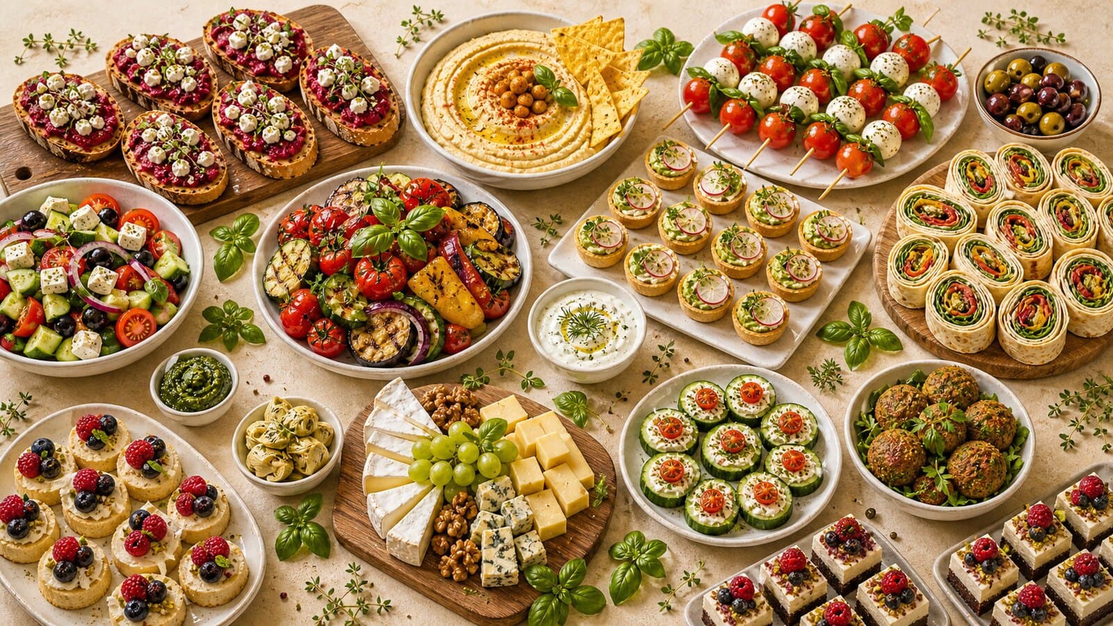 Вегетаріанський фуршет на 50 гостей